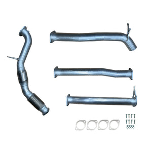 Ford PX Ranger 3.2L 3" Turbo Back Exhaust - Cat & Diff Pipe  Raw