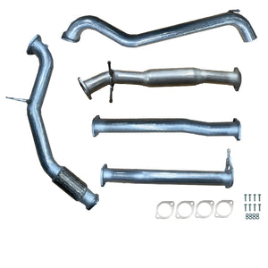 Ford PX Ranger 3.2L 3" Turbo Back Exhaust - No Cat With Hotdog Raw