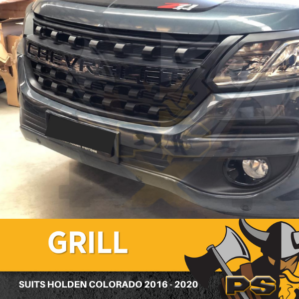 Front Black Grille to suit Holden Colorado / Trailblazer 2016 - 2020