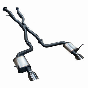 Jeep Grand Cherokee SRT 6.4L 3" Cat Back Exhaust With Chrome Tips