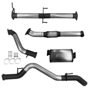 Mitsubishi MN Triton 2.5L 3" Turbo Back Exhaust - No Cat With Muffler