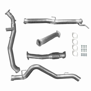 Mitsubishi Triton MR 2.4L 3" Turbo Back Exhaust - No Cat & Straight Pipe