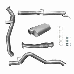 Mitsubishi Triton MR 2.4L 3" Turbo Back Exhaust - Cat & Muffler