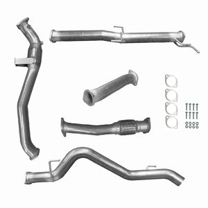 Mitsubishi Triton MR 2.4L 3" Turbo Back Exhaust - Cat & Straight Pipe