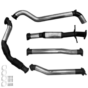 Mazda BT50 2.2L 3" Turbo Back Exhaust - Cat & Hotdog