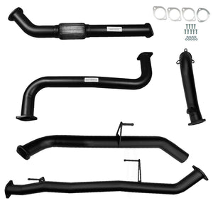 Nissan D40 Navara 2.5L (Manual) 3" Turbo Back Exhaust - No Cat With Pipe