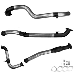 Nissan GU Patrol 3L Coil Spring Ute 3" Turbo Back Exhaust - No Cat With Pipe