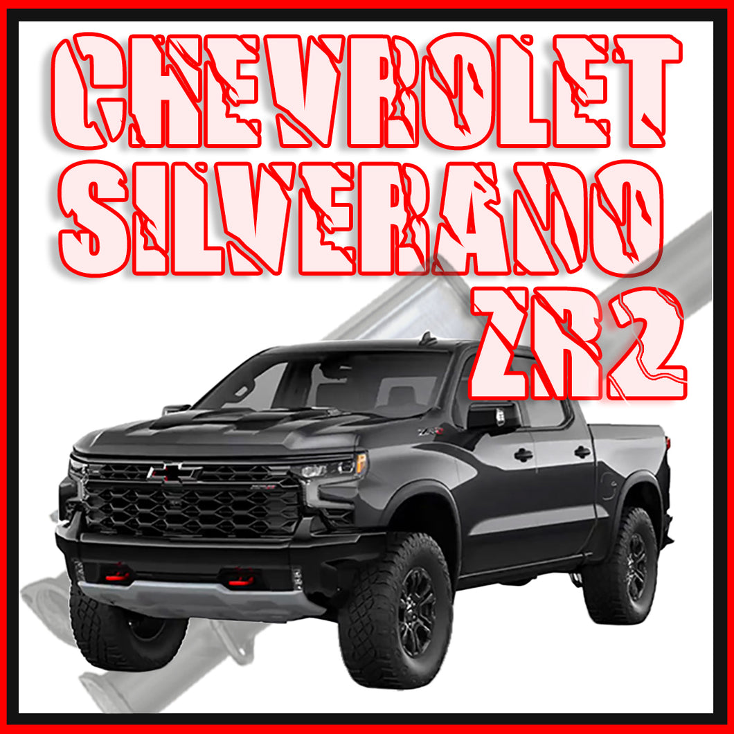 Silverado ZR2 6.2L EcoTec3 V8 Cat Back Exhaust Single 3.5