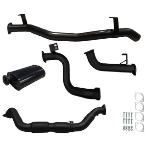 Toyota Landcruiser Exhaust 78 Series V8 Troopy 3" Inch Turbo Back With Cat & Muffler