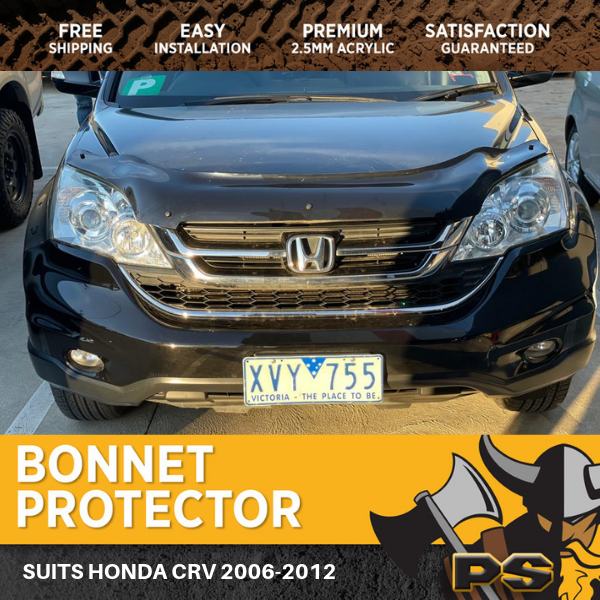 Bonnet Protector for Honda CRV 2006-2009 Tinted Guard