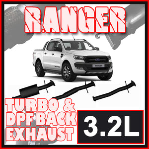 Ford Ranger PX2/PX3 3.2L DPF Model Ignite Exhaust