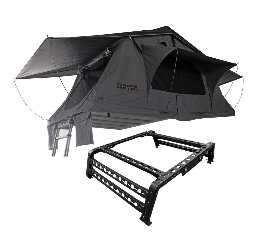 ROOF TOP TENT PACKAGE - 2 PERSON SOFT SHELL TENT FROM CANYON OFFROAD