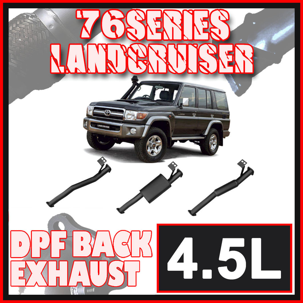 Toyota Landcruiser 76 Series Wagon DPF Model Ignite Exhaust