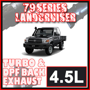 Toyota Landcruiser 79 Series Single Cab DPF Model Ignite Exhaust