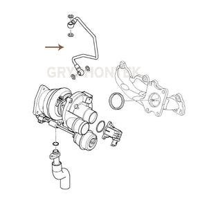 Turbo Oil Feed Line Kit MINI Cooper S JCW N14 N18 R55 R56 R57 R58 R59 R60 R61