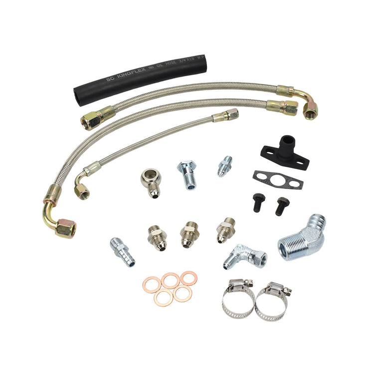 Turbo Oil Water Line Kit Holden Commodore VL RB30ET with Garrett G-Series G25 G30 G35