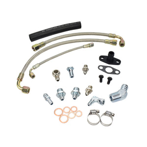 Turbo Oil Water Line Kit Nissan RB25DET with stock turbo (M18 Water Port)