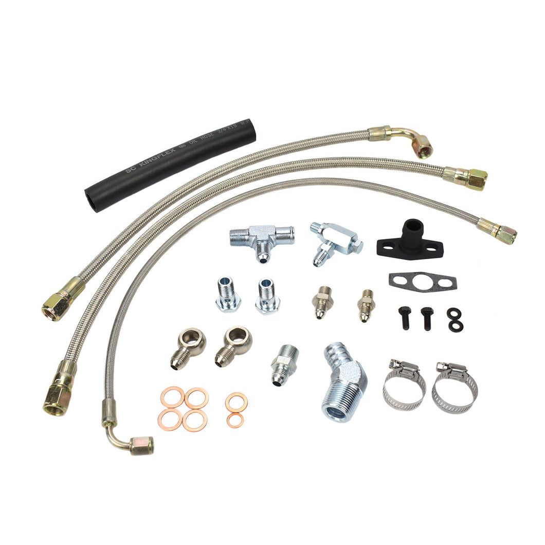 Turbo Oil Water Line Kit Nissan TD42 GQ with TD05H