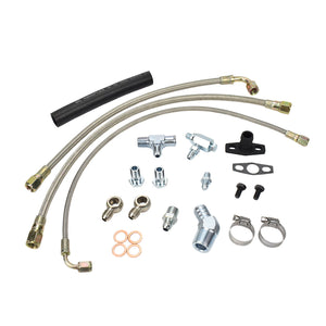 Turbo Oil Water Line Kit Nissan TD42 GQ with Garrett GT28R