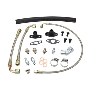 Turbo Oil Water Line Kit Toyota Supra 1JZ 2JZ with Garrett G-Series G25 G30 G35