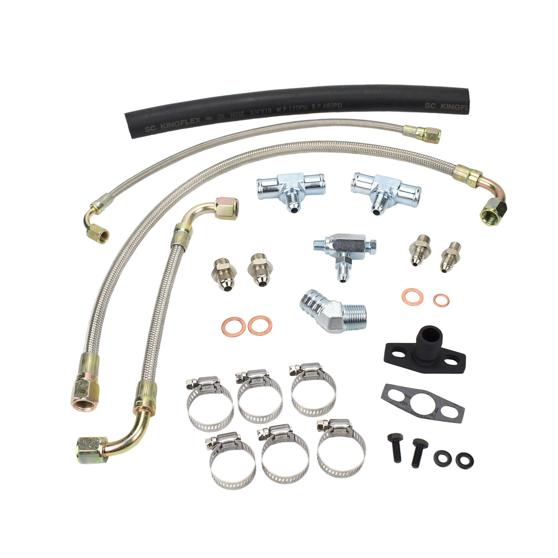 Turbo Oil Water Line Kit Toyota Hilux 2.8L 3L with TD05H ...